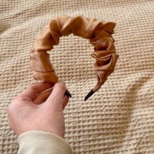 NWT Silk or Satin Crescent Headband